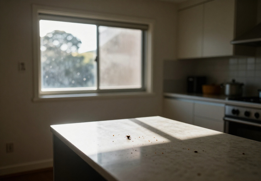 Ants nesting in wall cavity of Kemps Creek property