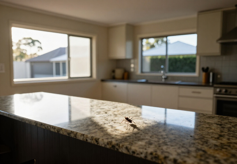 Storage area free of ants in Kemps Creek after treatment